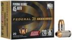 Main product image for Federal 45acp Hydra-Shock 210gr Hollow Point Ammo 20 Round Box