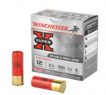 Main product image for Winchester Ammo Super X High Brass 12 GA 2.75" 1 1/4 oz #6 shot 25rd box