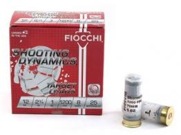 Fiocchi Shooting Dynamics Target Load 12 GA 2.75" 1oz #8 25rd  1170FPSBox - 12SD1L8