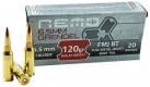 Main product image for Nemo Arms 6.5 Grendel 120 gr Full Metal Jacket Boat Tail 20 Per Box