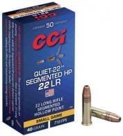 CCI Quiet .22 LR  Segmented Hollow Point 40 GR 50rd box - 970