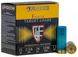 Main product image for Fiocchi Exacta Target International Lead Shot 12 Gauge Ammo 25 Round Box