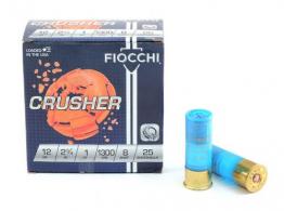 Main product image for Fiocchi Exacta Target Crusher 12 GA 2.75" 1 oz 8 Round 25 Bx/ 10 Cs