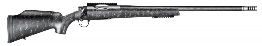 Christensen Arms Traverse 375 H&H 22 Black w/Gray Webbing Stock