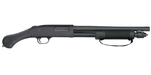 Mossberg & Sons 590 Shockwave 12 Gauge 14.3 Heavy Barrel, Black, Raptor Grip