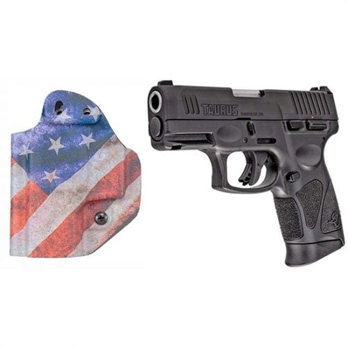 Taurus G3C 9mm 3.26 3 12RD MFT US FLAG HOLSTER | 1G3C931CK4 | 12+1 