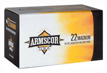 ARMSCOR AMMO .22 MAG  40GR. JHP - 22MRF JHP