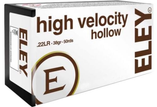 Eley High Velocity 22LR 38gr Hollow Point 50rd box