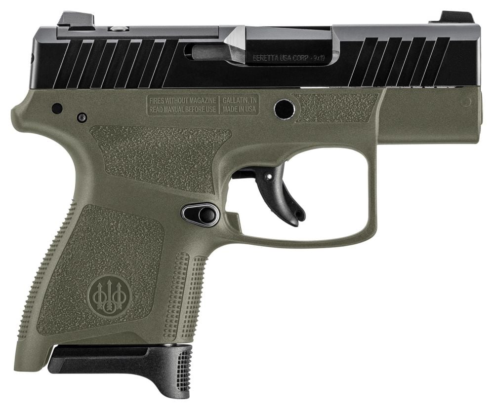 Beretta APX A1 Carry OD Green 9mm Pistol, JAXN927A1