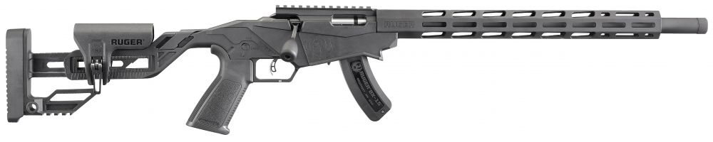 Ruger Precision Rimfire 22 Long Rifle Bolt Action Rifle 18 Black 15+1, 8400R