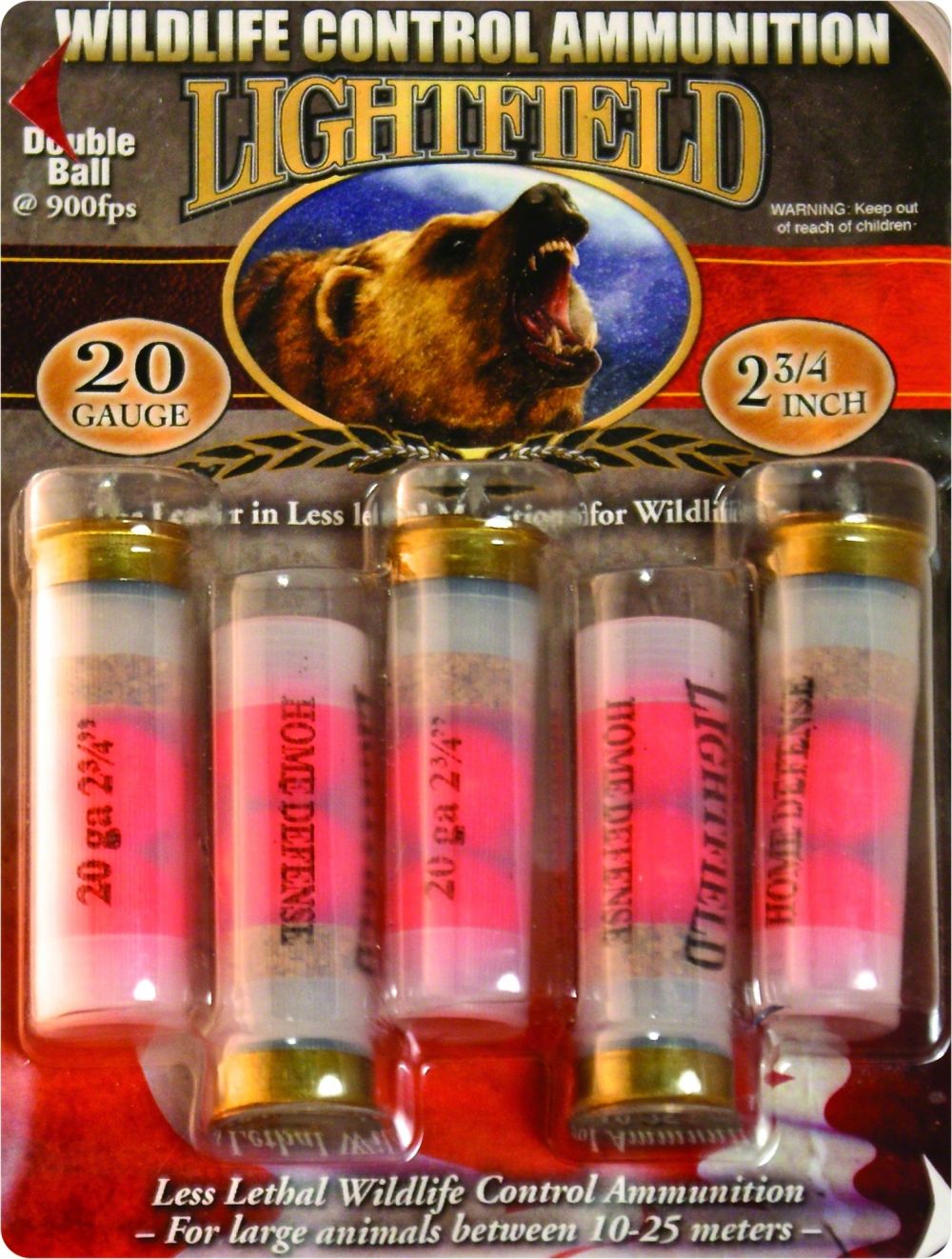 4-Ball Rubber Buckshot Slug - (5-Pack Box), Wildlife Control Supplies