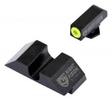 Night Fision Perfect Dot for Glock Square Green/Yellow, Black Tritium Handgun Sights
 - GLK001014YGZ
