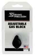 Seekins Precision Low Profile Adjustable Gas Block 1.37" x .94" Black Melonite - 0011510031