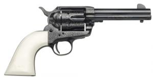Taylor's & Co. 1873 Cattleman Outlaw Legacy Engraved 357 Magnum Revolver - OG1404