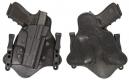 Comp-Tac MTAC Premier Black Kydex Holster w/Leather Backing IWB fits For Glock 26-28,33 Right Hand - C225GL056RBSN