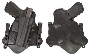 Comp-Tac MTAC Premier Black Kydex Holster w/Leather Backing IWB Sprgfld XD-S 3.3" Right Hand - C225SF196RBSN