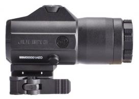 Sig Sauer Electro-Optics Juliet3 Magnifier 3x 24mm 2 MOA/65 MOA Quad Reticle Matte Black - SOJ31001