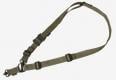 Magpul MS4 Dual QD Sling GEN2 1.25" W Adjustable One-Two Point Ranger Green Nylon Webbing for Rifle - MAG518-RGR