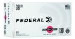 Federal Range and Target 38 Special 130 gr Full Metal Jacket 50rd box - RTP38130