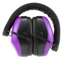 Pyramex Venture Gear V80 Muff Foam 26 dB Over the Head Purple Ear Cups w/Black Band - VGPM8065C