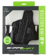 Alien Gear Holsters ShapeShift 4.0 IWB Compatible with For Glock 17 Polymer Black - SSIW0601RHXX