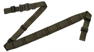 Magpul MS1 Sling 1.25"-1.88" W x 48"- 60" L Padded Two-Point Ranger Green for Rifle - MAG545-RGR