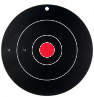 Birchwood Casey Dirty Bird Hanging Tagboard 12" Bullseye Black/Red 100 Per Pack - 35070