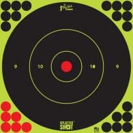 Pro-Shot SplatterShot Self-Adhesive Paper 12" Bullseye Black/Green 5 Pack - 12BGREEN5PK