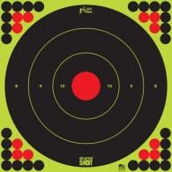 Pro-Shot SplatterShot Self-Adhesive Paper Bullseye Black/Green 5 Pack - LONGRANGE172