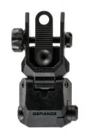 Kriss USA Flip Up Rear Sight AR-15 Black Low Profile Steel - DARSBL00