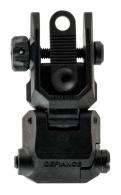 Kriss USA Flip Up Rear Sight AR-15 Black Low Profile Polymer - DAPRSBL00