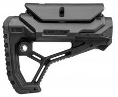 FAB Defense GL-Core CP Buttstock with Adjustable Cheekrest Matte Black Synthetic for AR15/M4 - FX-GLCORECPB
