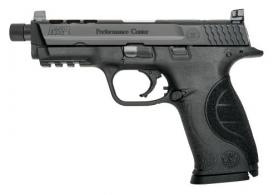 Smith & Wesson M&P 9 Double Action 9mm 4.25" Ported Threaded Barrel 17+1 Black Intercha - 10267