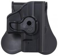 Bulldog PG17 Pistol Polymer Holster For Glock 17 Polymer Black - P-G17