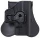 Bulldog PSWMPC Pistol Polymer Holster Fits Most Compact Autos w/2.5"- 3.75" Bar - P-SWMPC