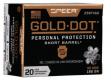 Main product image for Speer Gold Dot Personal Protection Hollow Point 40 S&W Ammo 180 gr 20 Round Box