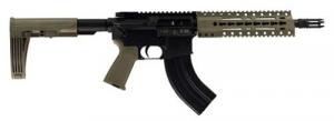 Diamondback Firearms DB15P47FDE10 DB15 AR Pistol Semi-Automatic 7.62 x 39mm 10.0 28+1 - DB15P47FDE10TH