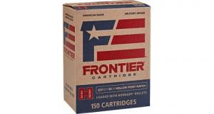 Hornady Frontier Military Grade Hollow Point Match 223 Rem. Ammo 55 gr. 150 Rounds Box - FR1415