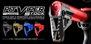 Strike Pit Viper  AR Rifle Aluminum/Steel Red - VIPERPITRED