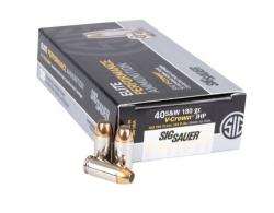 Main product image for Sig Sauer Elite Performance V-Crown 40 S&W 180 GR Jacketed Hollow Point 50 Bx/ 20 Cs