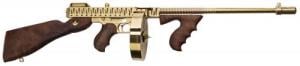 Thompson 1927A-1 Deluxe 45 ACP 16.50" 50+1 & 20+1 Gold w/Tiger Stripe - T150DTGTS