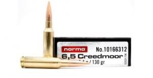 Norma Ammunition (RUAG) Match Hybrid Target 6.5 Creedmoor 130 gr Hollow Point Boat-Tail (HPBT) 20 Bx/ 10 Cs - 10166312