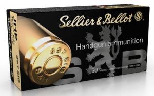 Sellier & Bellot Handgun 357 Sig 124 GR Jacketed Hollow Point (JHP) 50 Bx/ 20 Cs - SB357SIGB