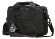 NcStar CPDX2971B VISM Double Pistol Range Bag with Mag Pouches, Loop Fasteners, Zippers, Padding & Black Finish - CPDX2971B
