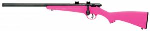 Savage Arms Rascal FV-SR Youth Left Hand Pink 22 Long Rifle Bolt Action Rifle - 13842