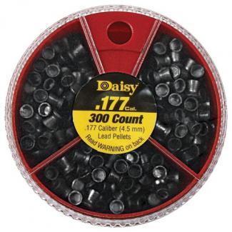 Daisy Dial-A-Pellet .177 Pellet Lead Flat Nose/Pointed/Hollow Point 300 Per Tin - 987781406
