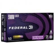 Main product image for Federal American Eagle Training Match 9mm 124 GR Total Syntech jacket Flat Nose 50RD BOX