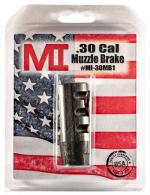 Midwest Industries AR Muzzle Break 30 Caliber 5/8"-24 tpi Black Phosphate Steel - MIAR30MB1