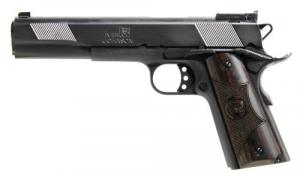 Iver Johnson Arms 1911 Eagle XL .45 ACP 6" 8+1 Matte Blued Long Slide Diamondwood Walnut w/Logo Grip Adjustable Sights - EAGLEXL45/IJ25