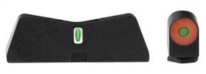 XS Sights DXT II Big Dot fits For Glock 17,19,22-24,26-27,31-36,38 Gen1-5 Green Tritium w/Orange Outline Front Green w - GL0009S5N
